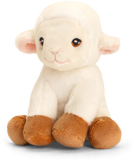 Keel Toys Pluche knuffel dier schaap/lammetje 12 cm Multi
