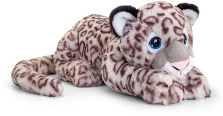 Keel Toys Pluche knuffel dier sneeuw luipaard 45 cm