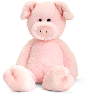 Keel Toys Pluche knuffel dier varken 18 cm Multi