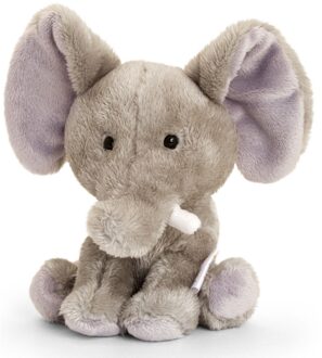 Keel Toys pluche olifant knuffel 14 cm