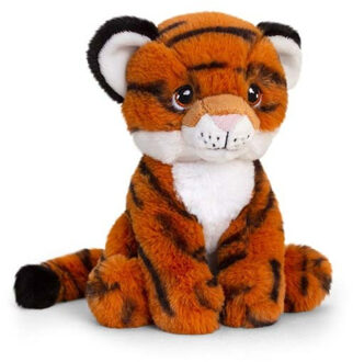 Keel Toys Pluche tijger knuffel van 18 cm Multi