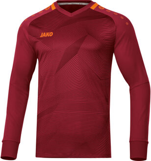 Keepershirt Goal Wijnrood-Fluor Oranje Maat L