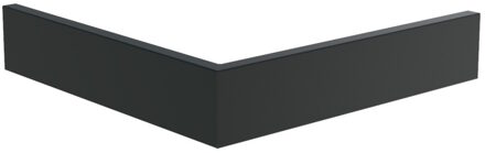 Keerwand aluminium 100 x 100 x 20 cm buitenhoek