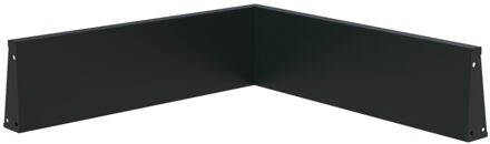 Keerwand aluminium 100 x 100 x 30 cm binnenhoek
