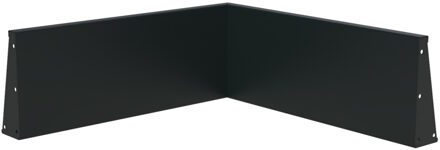 Keerwand aluminium 100 x 100 x 40 cm binnenhoek