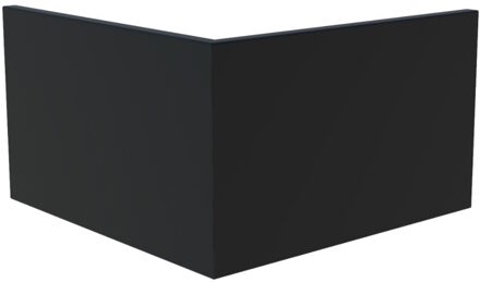 Keerwand aluminium 100 x 100 x 60 cm buitenhoek