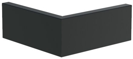 Keerwand aluminium 50 x 50 x 20 cm buitenhoek
