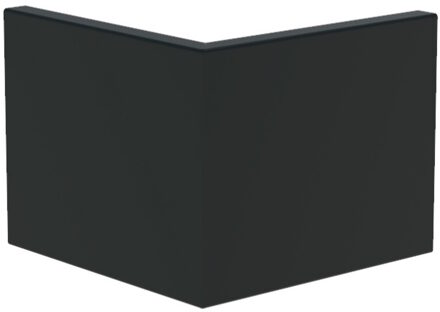 Keerwand aluminium 50 x 50 x 40 cm buitenhoek