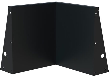 Keerwand aluminium 50 x 50 x 60 cm binnenhoek