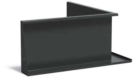 Keerwand aluminium binnenhoek 100x100x50cm.