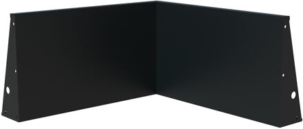 Keerwand aluminium binnenhoek 100x100x60cm.