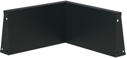 Keerwand aluminium binnenhoek 50x50x30cm.
