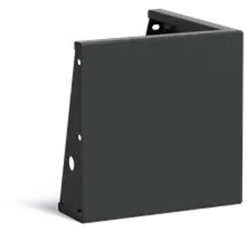 Keerwand aluminium buitenhoek 50x50x50cm.