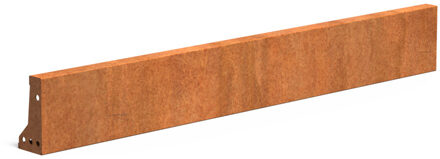 Keerwand cortenstaal 150 x 20 cm recht