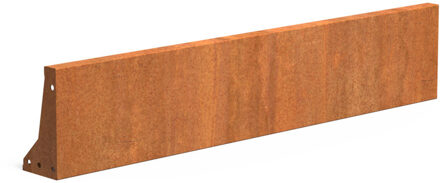 Keerwand cortenstaal 150 x 30 cm recht