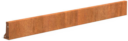 Keerwand cortenstaal 200 x 20 cm recht