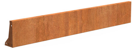 Keerwand cortenstaal 200 x 30 cm recht