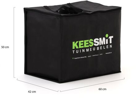 Kees Smit Kussentas voor tuinkussens 60x42x50cm - NL - Laagste prijsgarantie! Zwart