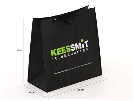 Kees Smit Shopper 50x50x25cm - NL - Laagste prijsgarantie! Zwart