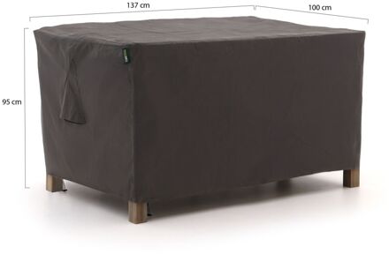 Kees Smit Tuinmeubelhoes barset 137x100x95cm - Laagste prijsgarantie! Grijs
