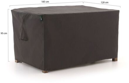 Kees Smit Tuinmeubelhoes barset 185x120x95cm - Laagste prijsgarantie! Grijs
