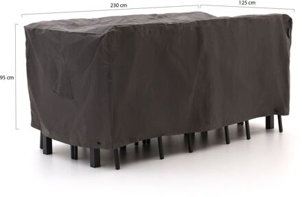 Kees Smit Tuinmeubelhoes barset 230x125x95cm - Laagste prijsgarantie! Grijs
