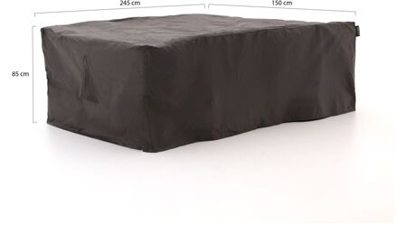 Kees Smit Tuinmeubelhoes diningset 245x150x85cm - Laagste prijsgarantie! Grijs