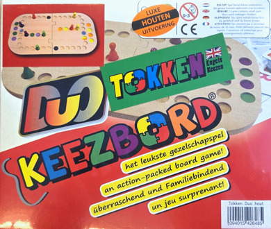 Keezbord Tokken Bord - De Luxe - 2 personen