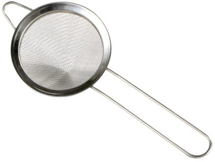 Kegel Fijne Mesh Roestvrij Olie Cocktail Zeef Bar Levert Barman Tool zilver