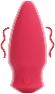 Kegelvormige Bullet Vibrator - Blushing Red