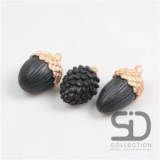 Kegelvrucht 8,7x6,3x5,5cm zwart