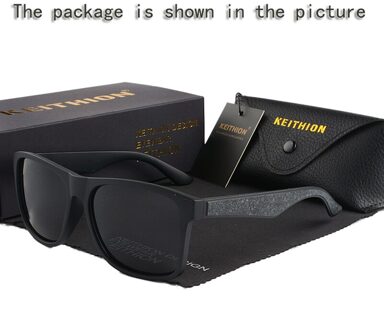 KEITHION Brand Gepolariseerde Zonnebril Mannen Ronde Zwarte Cool Travel Zonnebril Vissen Eyewear Óculos Gafas