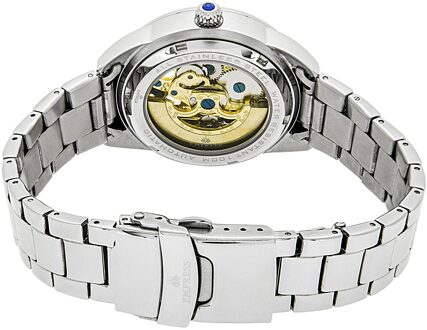 Keizerin Godiva automatisch MOP armbandhorloge Zwart en zilver
