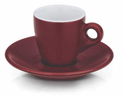 Kela Espresso Kop en Schotel Set, Rood - Kela | Mattia