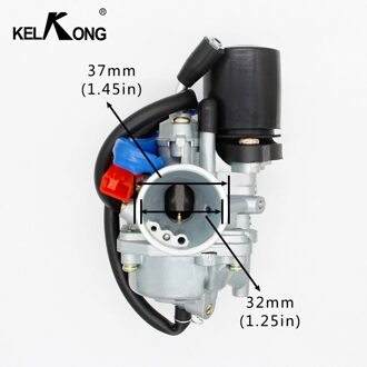 KELKONG 19mm Carburateur Bromfiets Carb voor 2 Takt Piaggio Zip Voor Yamaha Jog 50 50cc Scooter 50cc 70cc 90cc mini Carb ATV 1E40QMB