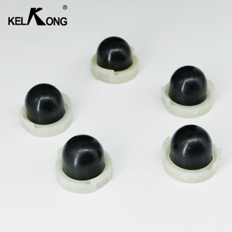 Kelkong 5Pcs Zwarte Olie Primer Lamp Pomp Cup 20 Mm Voor Briggs /Stratton 694394 494408 Carburateur Kettingzaag