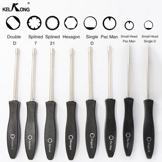 Kelkong 8Pcs Carburateur Aanpassing Tool Schroevendraaier Pac Man/Enkele D/Kleine Enkele D/Dubbele D/hexagon/7 Tanden/21 Tanden Splined