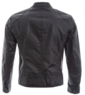 Kelland gewaxt katoenen donker marineblauwe jas - maat XS