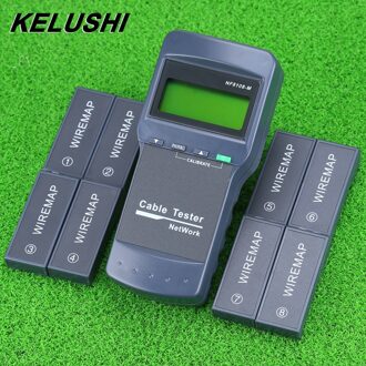 KELUSHI Multifunctionele Netwerk LAN Telefoon Kabel Tester Meter Cat5 RJ45 Mapper 8 st Ver Test Jack NF-8108-M