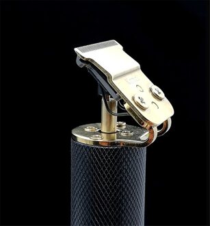 Kemei 1971 Pro Li Skelet Zware Hitter Cordless Trimmer Mannen 0 Mm Kaalhoofdige Tondeuse Afwerking Haar Snijmachine zonder doos-zwart