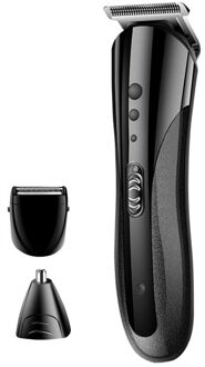 Kemei 3 in 1 Oplaadbare tondeuse baard tondeuse voor mannen gezicht neus & scheren elektrische snijder haar snijden machine