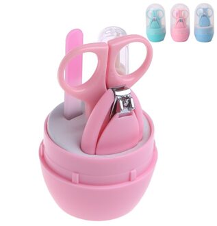 Kemei 4 Stks/set Baby Kids Nail Care Set Infant Vinger Toe Nail Clipper Schaar Cutter Nagelvijlen Pincet Veiligheid Manicure set