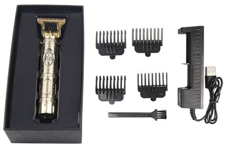 Kemei Baard Trimmer Kapper Professionele Tondeuse T Vormige Snijmachine Kapsel Mannen Scheerapparaat Een Blade Cordless Mannelijke Maaier T 1 blade