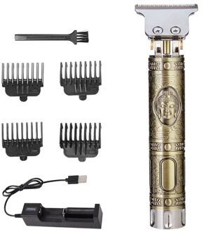 Kemei Baard Trimmer Kapper Professionele Tondeuse T Vormige Snijmachine Kapsel Mannen Scheerapparaat Een Blade Cordless Mannelijke Maaier T 1