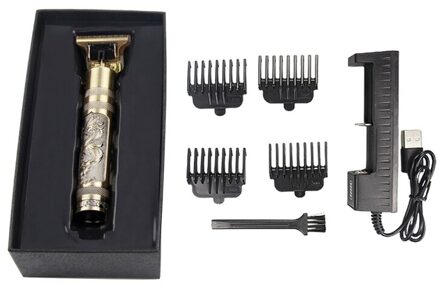 Kemei Baard Trimmer Kapper Professionele Tondeuse T Vormige Snijmachine Kapsel Mannen Scheerapparaat Een Blade Cordless Mannelijke Maaier T 2 blade