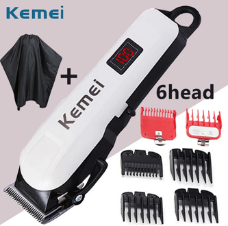 Kemei Electric Hair Clipper hair trimmer Wireless Trimmer men Professional clipper machine rechargeable hair cut barber 5