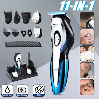 Kemei Hair clipper Electric hair trimmer professional trimmer Men USB Rechargeable Hair Cutter echargeable tools trimer cliper 5