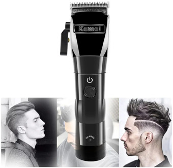 kemei hair trimmer KM- 2850 hair clipper Oil head electric clipper steel cutter head wireless charging electric hair clipper