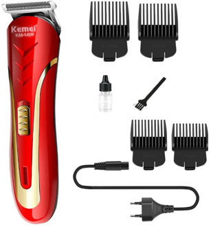 KEMEI KM-1407 Multifunctional Hair Trimmer Rechargeable Electric Nose Hair Clipper Professional Electric Razor Beard Shaver