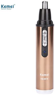 Kemei KM-6619 Elektrische Scheren Nose Hair Trimmer Wasbare Oplaadbare Neus Trimmer Scheermes Cleaner Hair Styling Tool